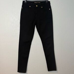 Michael Kors Izzy Skinny Jeans Black, Soft Denim, Slight Stretch, Size 4